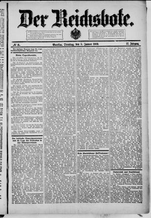 Der Reichsbote vom 05.01.1909