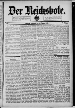 Der Reichsbote vom 10.01.1909