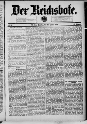 Der Reichsbote vom 12.01.1909