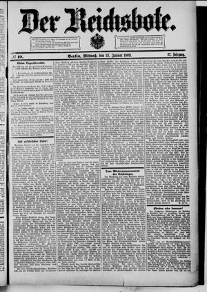 Der Reichsbote on Jan 13, 1909