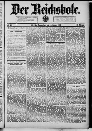 Der Reichsbote on Jan 14, 1909
