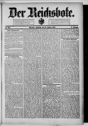 Der Reichsbote on Jan 24, 1909