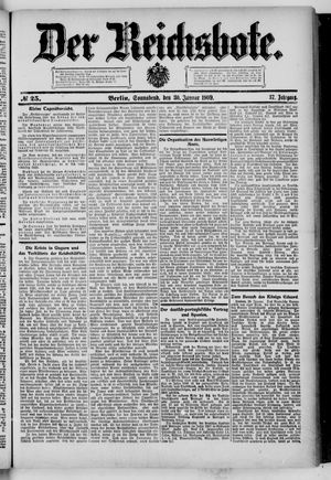Der Reichsbote vom 30.01.1909