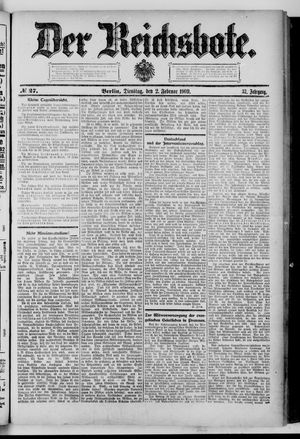 Der Reichsbote vom 02.02.1909