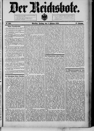 Der Reichsbote vom 05.02.1909