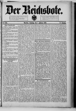 Der Reichsbote vom 07.02.1909