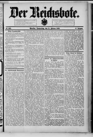 Der Reichsbote on Feb 11, 1909