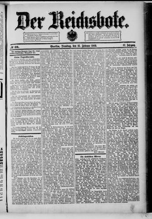 Der Reichsbote on Feb 16, 1909