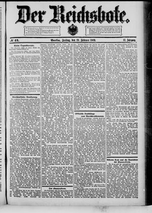Der Reichsbote vom 19.02.1909