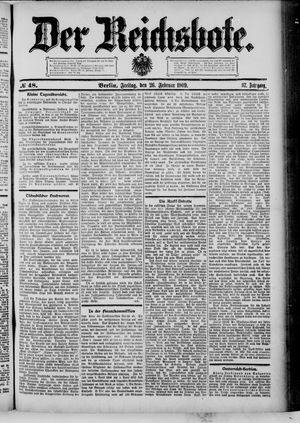 Der Reichsbote on Feb 26, 1909