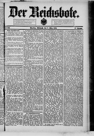Der Reichsbote vom 03.03.1909
