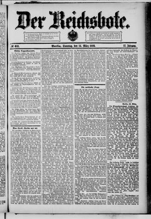 Der Reichsbote vom 14.03.1909