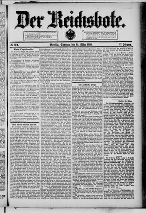 Der Reichsbote vom 14.03.1909