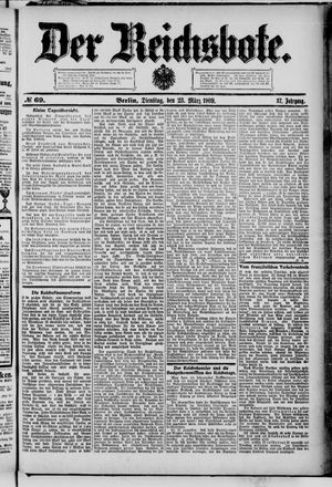 Der Reichsbote vom 23.03.1909