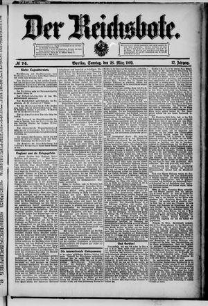 Der Reichsbote vom 28.03.1909