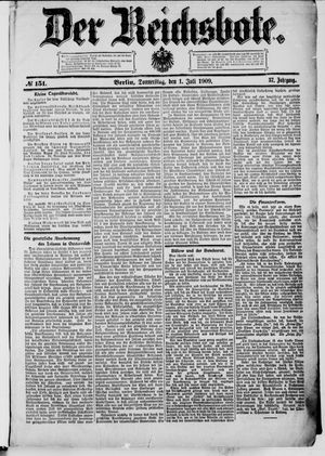 Der Reichsbote vom 01.07.1909