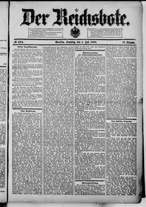 Der Reichsbote vom 04.07.1909