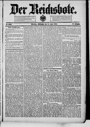 Der Reichsbote vom 21.07.1909