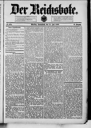 Der Reichsbote vom 24.07.1909