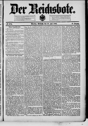 Der Reichsbote vom 28.07.1909
