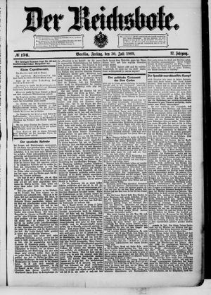 Der Reichsbote vom 30.07.1909