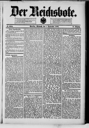 Der Reichsbote vom 01.09.1909