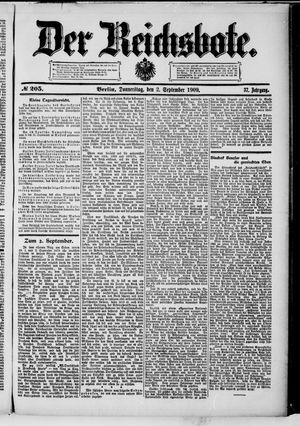 Der Reichsbote vom 02.09.1909