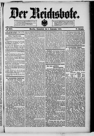 Der Reichsbote vom 04.09.1909