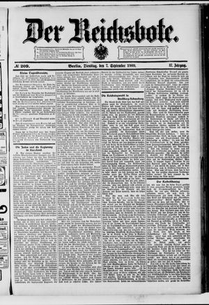 Der Reichsbote vom 07.09.1909