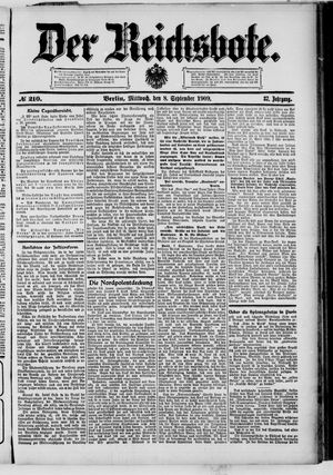 Der Reichsbote vom 08.09.1909