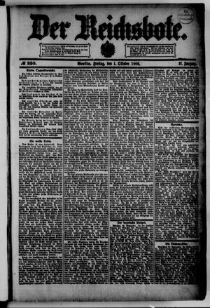 Der Reichsbote vom 01.10.1909