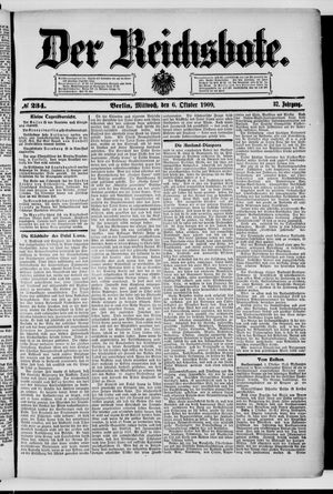 Der Reichsbote vom 06.10.1909