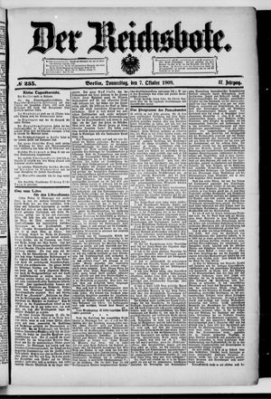 Der Reichsbote vom 07.10.1909