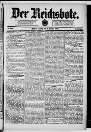 Der Reichsbote vom 08.10.1909