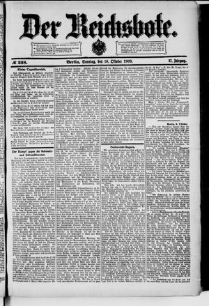 Der Reichsbote vom 10.10.1909