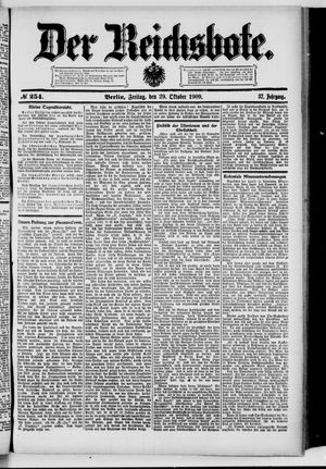 Der Reichsbote vom 29.10.1909
