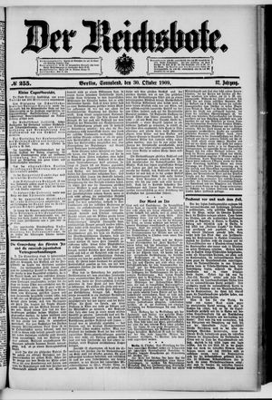 Der Reichsbote vom 30.10.1909