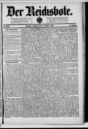 Der Reichsbote vom 31.10.1909