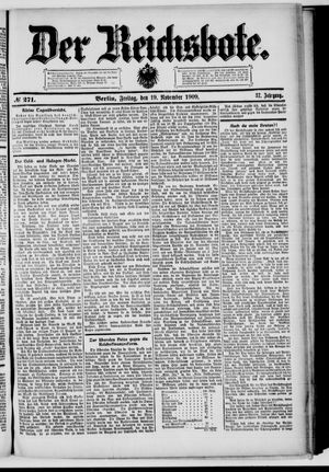 Der Reichsbote vom 19.11.1909