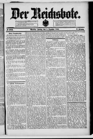 Der Reichsbote vom 03.12.1909