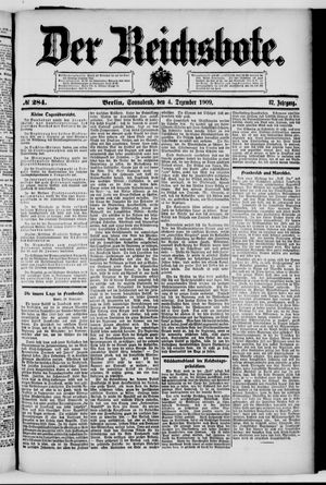 Der Reichsbote vom 04.12.1909