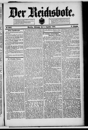 Der Reichsbote vom 08.12.1909