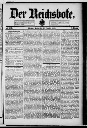 Der Reichsbote vom 17.12.1909