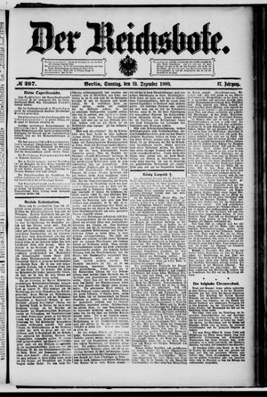 Der Reichsbote vom 19.12.1909