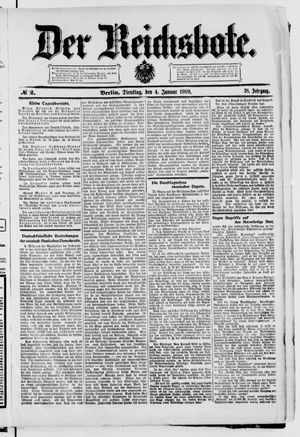 Der Reichsbote vom 04.01.1910