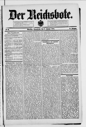 Der Reichsbote on Jan 8, 1910