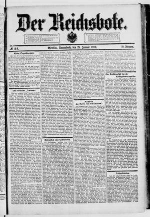 Der Reichsbote on Jan 29, 1910