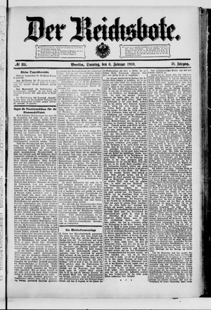 Der Reichsbote vom 06.02.1910