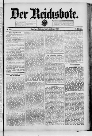 Der Reichsbote vom 09.02.1910