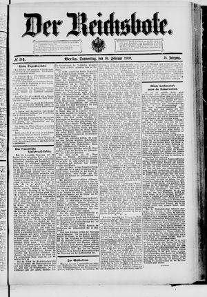 Der Reichsbote on Feb 10, 1910